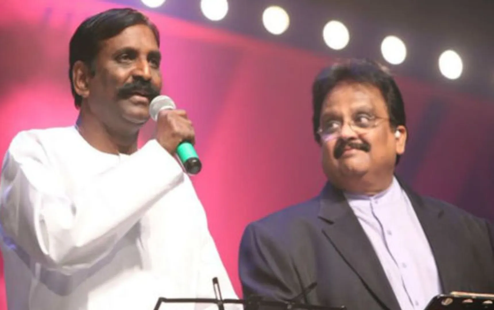 spb with vairamuthu concert